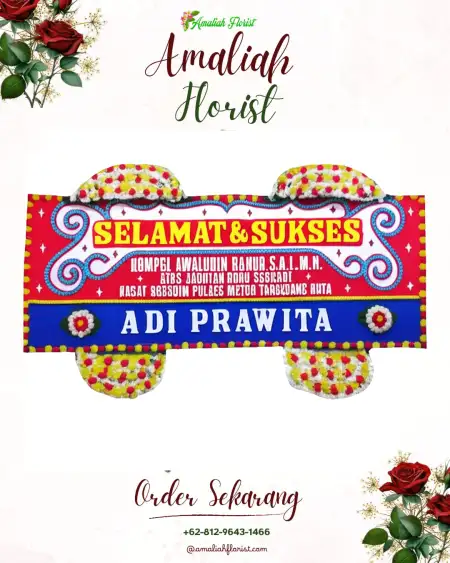 Papan Bunga Ucapan Selamat Sukoyoso